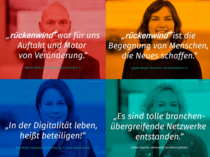 Vier Statements zu rückenwind+ auf der hybriden Transfertagung 2021 (Foto: Dirk Hasskarl)
